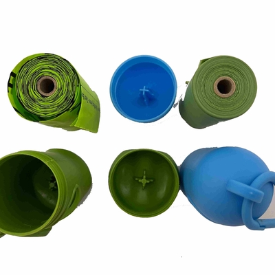 100% Biodegradabile Plastico Dog Poop Sacchetto di rifiuti Dimensione personalizzata con logo Logo personalizzato