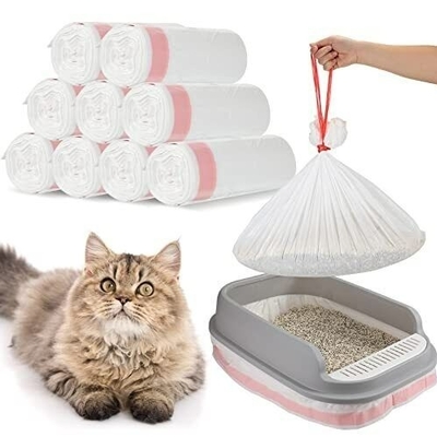 PLA PBAT Materiale Struttura Sigillo termico 15 mic Compostabili sacchetti per animali domestici per cani e gatti