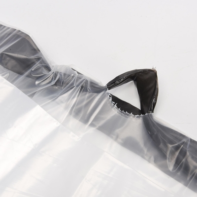 5-50 micron spessore PE sacchetto di spazzatura di plastica a corda di trazione per imballaggio di rifiuti trasparenti