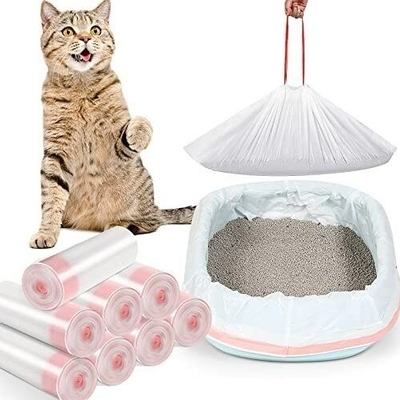Struttura del materiale PLA PBAT Sacchetto per la pulizia dei rifiuti per animali domestici, facile ed ecologico