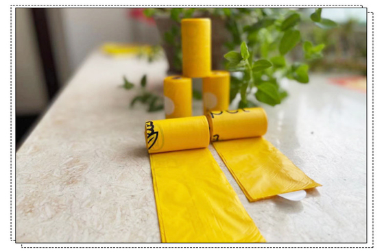 Sacchetti di plastica biodegradabili personalizzati Sacchetto di rifiuti per animali domestici biodegradabile per l'ambiente