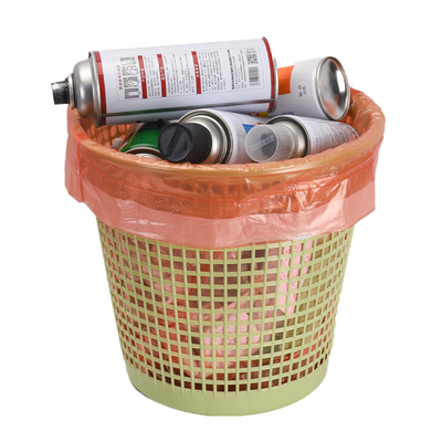 Conveniente sacchetto della spazzatura in plastica monouso per rivestimenti di lattine in materiale HDPE