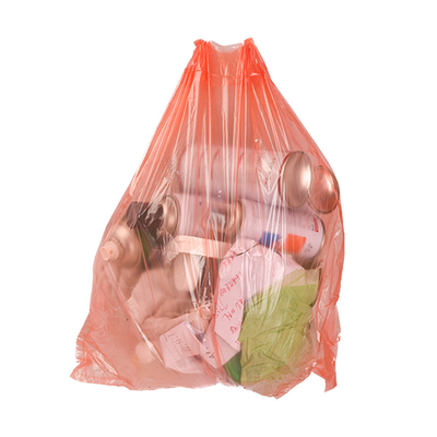 Conveniente sacchetto della spazzatura in plastica monouso per rivestimenti di lattine in materiale HDPE