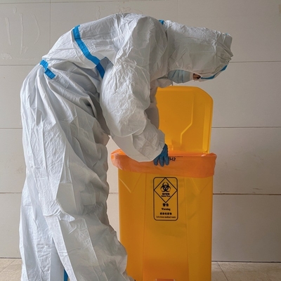 Prodotto di sacchetti di fondo quadrato GRS sacchetti di plastica pesanti per la gestione dei rifiuti