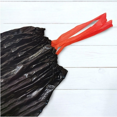30 galloni di sacchetto per rifiuti a corda di trazione in HDPE/LDPE/LLDPE per uno smaltimento comodo dei rifiuti