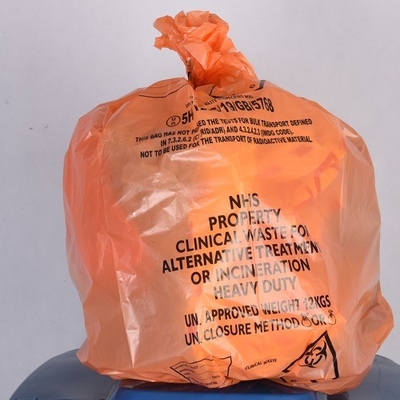 Prodotto di sacchetti di fondo quadrato GRS sacchetti di plastica pesanti per la gestione dei rifiuti