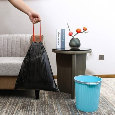 Green 13 Gallon in rilievo String di trazione Biodegradabile Sacchetti della spazzatura Forte e resistente