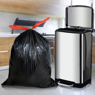 Manipolazione di superfici in incisione di plastica cucina alta corda di tiro bidone della spazzatura sacchetto di spazzatura su rotolo