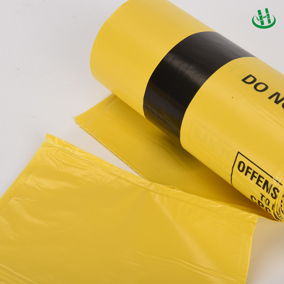1 tonnellata con logo personalizzato, confezioni mediche, borsa di sicurezza gialla, borse HDPE accettate