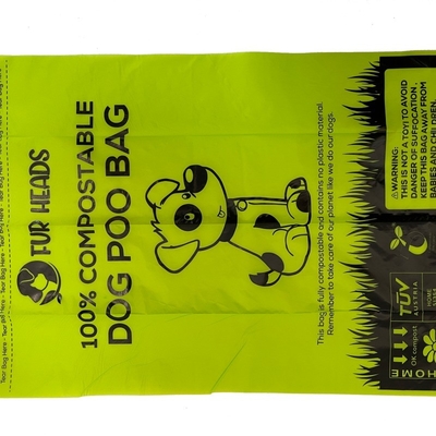 Plastic Corn Starch Bio Material Trash Bag for Pet Dog Poop Necessità giornaliere biodegradabili