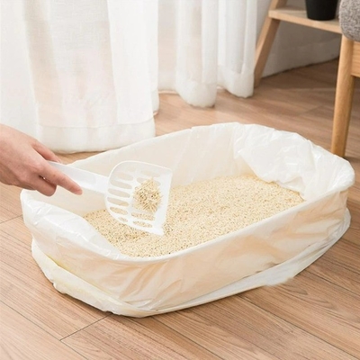 Sacchetti di spazzatura per gatti spessi dimensioni Jumbo con chiusura a corda di trazione Ordine personalizzato accettato