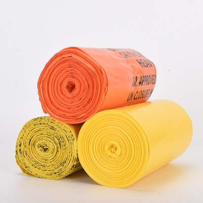 Sacchetto per rifiuti medici domestici in materiale HDPE/LDPE/LLDPE per uno smaltimento facile e rapido