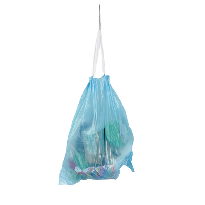 Sacchetto di rifiuti in plastica a corda da tiro per la raccolta dei rifiuti nei luoghi di lavoro