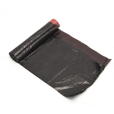 Sacchetti per rifiuti in plastica per uso domestico con fili di trazione su rotolo con materiale HDPE/LDPE/LLDPE