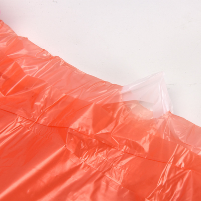 Materiale in PE in superficie in rilievo, sacchetto della spazzatura a corda per lo smaltimento di grandi rifiuti da cucina