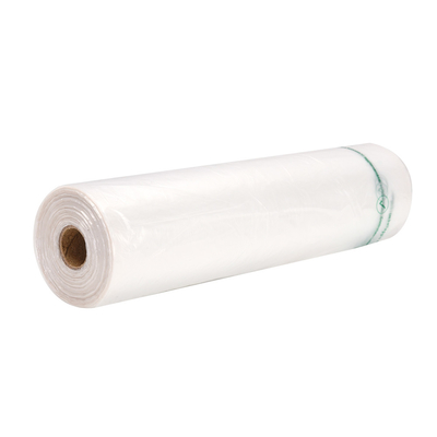Sacchetto di imballaggio per alimenti trasparente su rotolo con materiale HDPE biodegradabile e spessore 5-100 mic