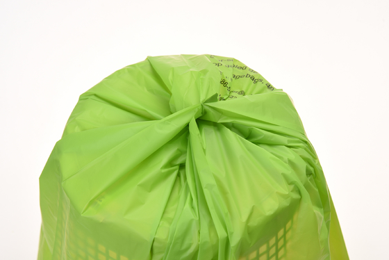 Certificato OK Compost 100% compostabile Biodegradabile Amido di mais Sacchetti di immondizia Made