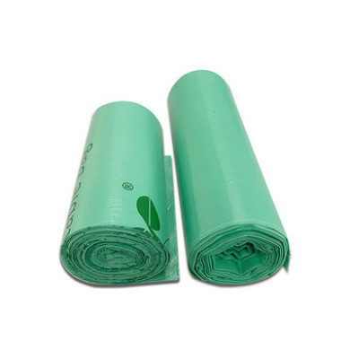 T-shirt manico sacchetto di rifiuti di plastica su rotolo per la struttura del materiale HDPE/LDPE