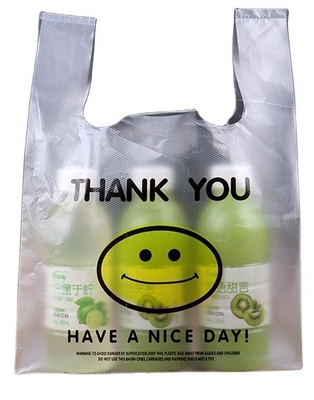 Prodotti essenziali per supermercati e negozi di comodità Sacchetti di plastica per la spesa in HDPE/LDPE/LLDPE