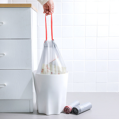 Sacco per rifiuti portatile a corda con logo personalizzato e certificato OK compost