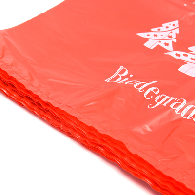 Logo personalizzato HDPE Plastic pullstring shopping vest bag per lo shopping conveniente