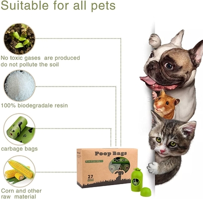 OEM accettato sacchetti biodegradabili ecologici per animali domestici per il pacchetto di cibo di rifiuti di feci per cani