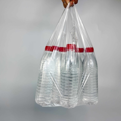 Popolari sacchetti da shopping personalizzabili in HDPE con logo nei supermercati