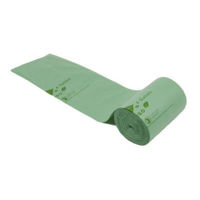 Stagliere sacchetto biodegradabile compostabile sacchetto della spazzatura su rotolo con certificato ok compost