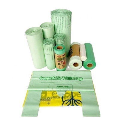 Materiali riciclati 100% Biodegradabile Sacchetto di spazzatura di plastica con design personalizzabile