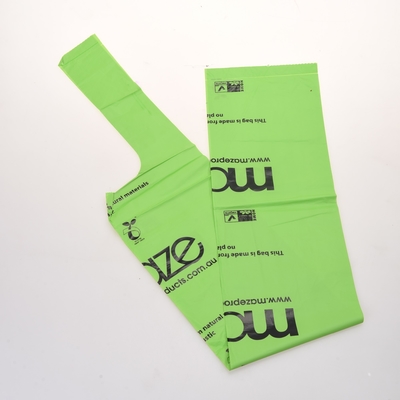 Materiali riciclati sacchetti in piedi eco bio PLA T-shirt biodegradabili compostabili