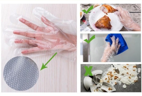 Guanti usa e getta di qualità alimentare con spessore personalizzato e personalizzazione esclusiva