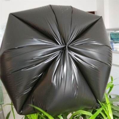 5-50 micron Spessore HDPE/LDPE/LLDPE Sacco spazzatura nero per le esigenze dei clienti