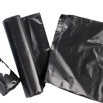 5-50 micron Spessore HDPE/LDPE/LLDPE Sacco spazzatura nero per le esigenze dei clienti