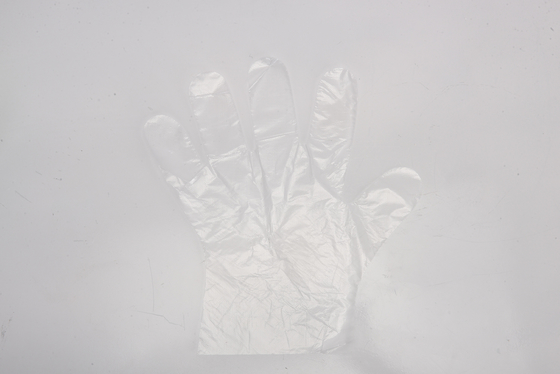 Guanti in plastica usa e getta per cucina, manipolazione alimentare invernale