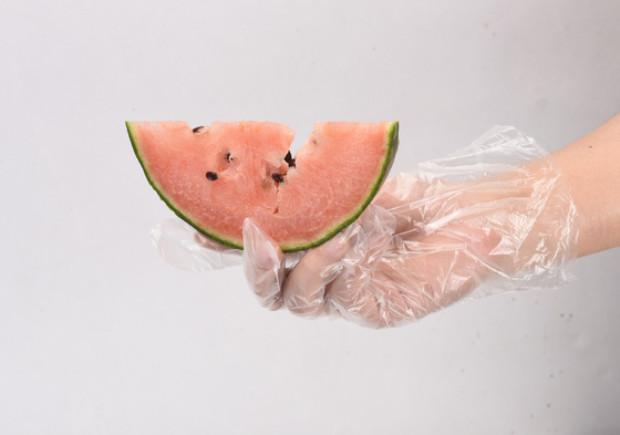 Guanti in plastica usa e getta per cucina, manipolazione alimentare invernale