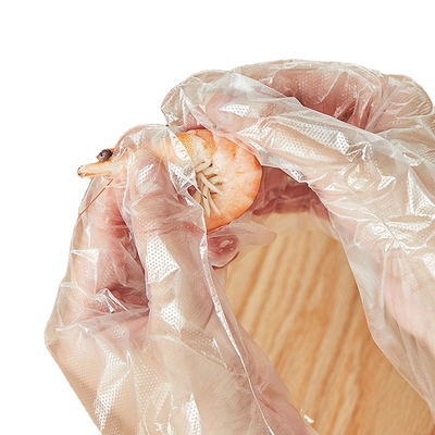 Guanti in plastica PE per la pulizia, la cottura, il barbecue, il bricolage, il materiale esterno, il poliestere
