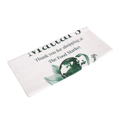 T-shirt sacchetto di plastica con logo per lo smaltimento dei rifiuti e la stampa flessibile