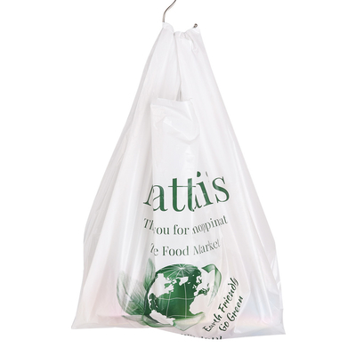 Borsa per magliette in plastica HDPE personalizzata con stampa del logo Spessore 5-100 micron