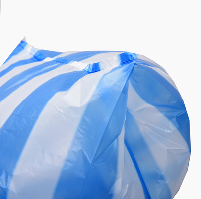 Supermercato HDPE String Black Plastic Security Square Bottom Bag con competitivo
