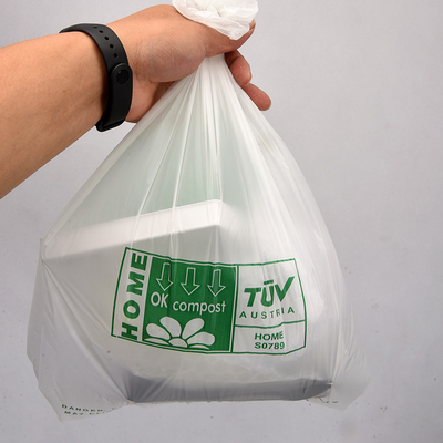 40% Struttura del materiale di origine biologica Sacchetti da spesa in PVC di nuova progettazione e biodegradabili