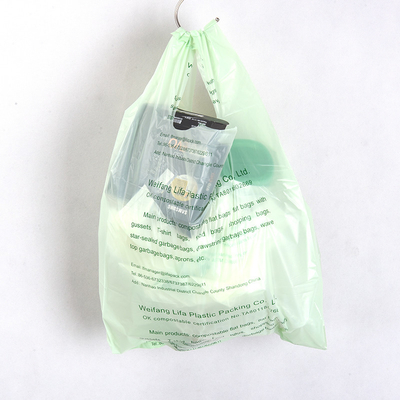 40% Struttura del materiale di origine biologica Sacchetti da spesa in PVC di nuova progettazione e biodegradabili