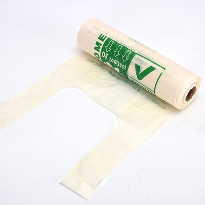 Sacchetti compostabili ecologici 100% biodegradabili con amido di mais