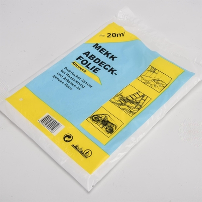 Alte e basse densità trasparente direttamente HDPE/LDPE/LLDPE Tissuti per pittori PE Tissu a goccia di plastica