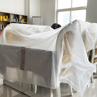 Alte e basse densità trasparente direttamente HDPE/LDPE/LLDPE Tissuti per pittori PE Tissu a goccia di plastica