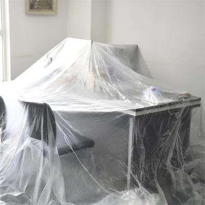 4X5M Verniciatura in plastica goccia di stoffa foglio di polvere per prodotti per la casa Proteggere il pavimento