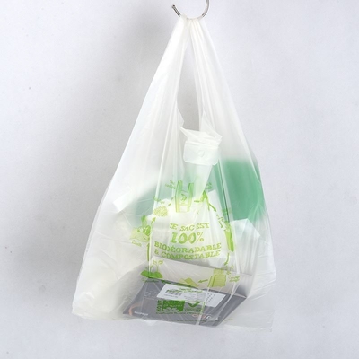 Busta di fondo quadrato in PP Busta di plastica biodegradabile per la spesa T-shirt frutta