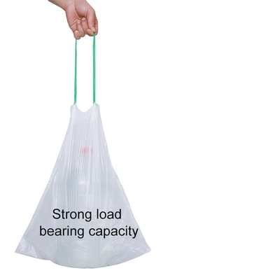 Sacchetto per rifiuti a corda di tiro in HDPE personalizzato per acquisto in massa e personalizzazione
