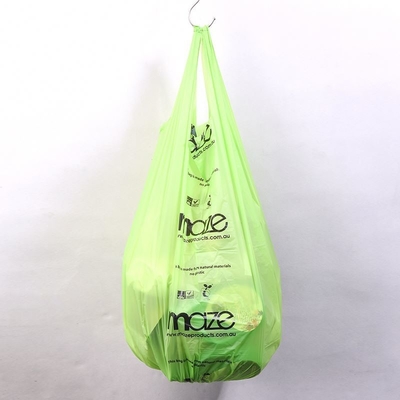 Busta di fondo quadrato in PP Busta di plastica biodegradabile per la spesa T-shirt frutta