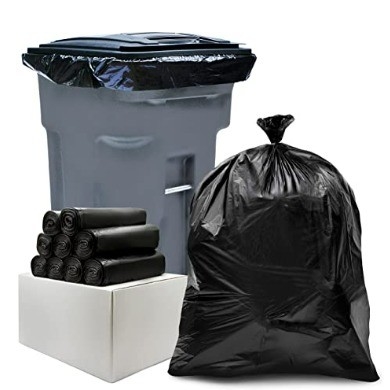 Vendere Flexo Stampa Can Bin Liner Sacchetti di spazzatura su rotolo con logo personalizzato