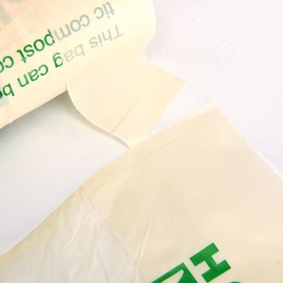 100% biodegradabile compostabile Star Seal T-shirt sacchetti su rotolo per la raccolta dei rifiuti